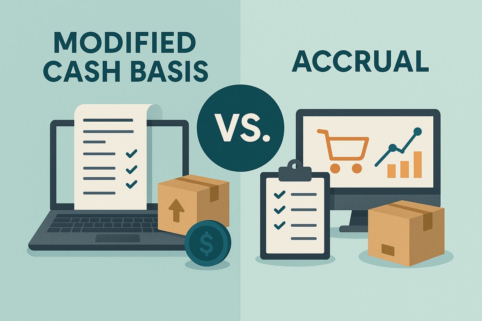 Modified Cash Basis vs. Accrual Accounting for E-commerce: A Beginner’s Guide